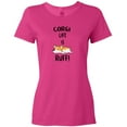 thumbnail image 3 of Inktastic Corgi Life is Rough Women's T-Shirt, 3 of 5