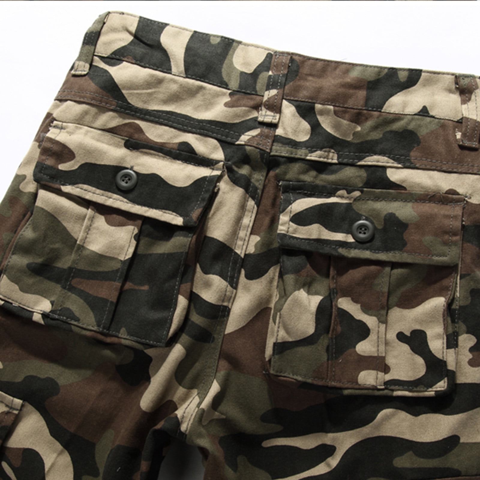 Brnmxoke Camo Pants Men Baggy Outdoor Military Army Cargo Pants