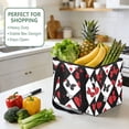 thumbnail image 4 of Collapsible Car Trunk Organizer with Handles 600D Oxford for Car Kitchen and Home Storage, Style Of Art 13× 10.2×10.8inch, 4 of 6
