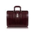 thumbnail image 1 of McKleinUSA 83346 17 in. V Series Morgan Leather Litigator Laptop Briefcase, Burgundy, 1 of 8