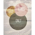 thumbnail image 3 of Waltz, Anne 12x14 Black Modern Framed Museum Art Print Titled - Good vibes only, 3 of 5