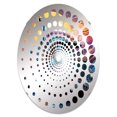 thumbnail image 2 of Designart "Imaginative Truck Expedition" Truck Spiral Dot Round Wall Mirror - Transportation Oval Printed Decorative Mirror - Multiple Color Options, 2 of 5