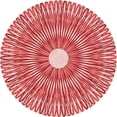 thumbnail image 1 of Ahgly Company Machine Washable Indoor Round Transitional Red Area Rugs, 4' Round, 1 of 7