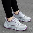 thumbnail image 5 of Sopiago Walking Sneakers for Women Women's Consistent Vivid Lace up Comfort Athletic Running Sneaker Dark Gray,41, 5 of 5