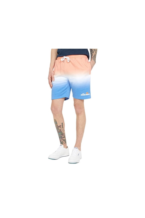 Silvin Fade Jersey Mens Active Shorts Size Xl, Color: Peach/White/Blue