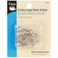 thumbnail image 2 of Dritz Extra-Large Hooks & Eyes 3/Pkg-Nickel, 2 of 2