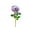 Purple, variant on Crystal Rose Stem Ornament Single Branch Glass Roses Flower Collectible Gift with Leaf for Wedding Anniversary Home Party Decor