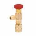 thumbnail image 1 of Refrigerant Charging Valve Copper  Control Fluorine Safety Valve Heavy Duty RustProof for R410A R22 Air Conditioning Systems, 1 of 7