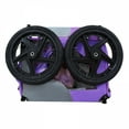 thumbnail image 3 of Outdoor Heavy Duty Collapsible Pet Bike Trailer with 16-Inch All-Terrain Wheels & Universal Hitch – Foldable Dog/Cargo Carrier Cart for Bicycles, purple, 3 of 24