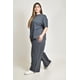 thumbnail image 2 of Conjunto casual blusa + pantalon Roman Fashion /Tallas Extras, 9006 (Azul marino) azul marino 38, 2 of 6