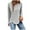 Gray, variant on Cotton Tops for Women Long Sleeve Irregular Hem Solid Color Crewneck Plus Size T-shirts Casual Pullover Tees (3XL, Gray)