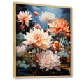 thumbnail image 2 of Designart "China Art Graceful flowers I" Floral Floater Framed Canvas Print, 2 of 7