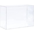 thumbnail image 1 of MECCANIXITY Acrylic Display Case Plastic Box Cube Storage Box Transparent Assemble Dustproof Showcase 14x6.3x10 Inch for Collectibles Items, 1 of 7