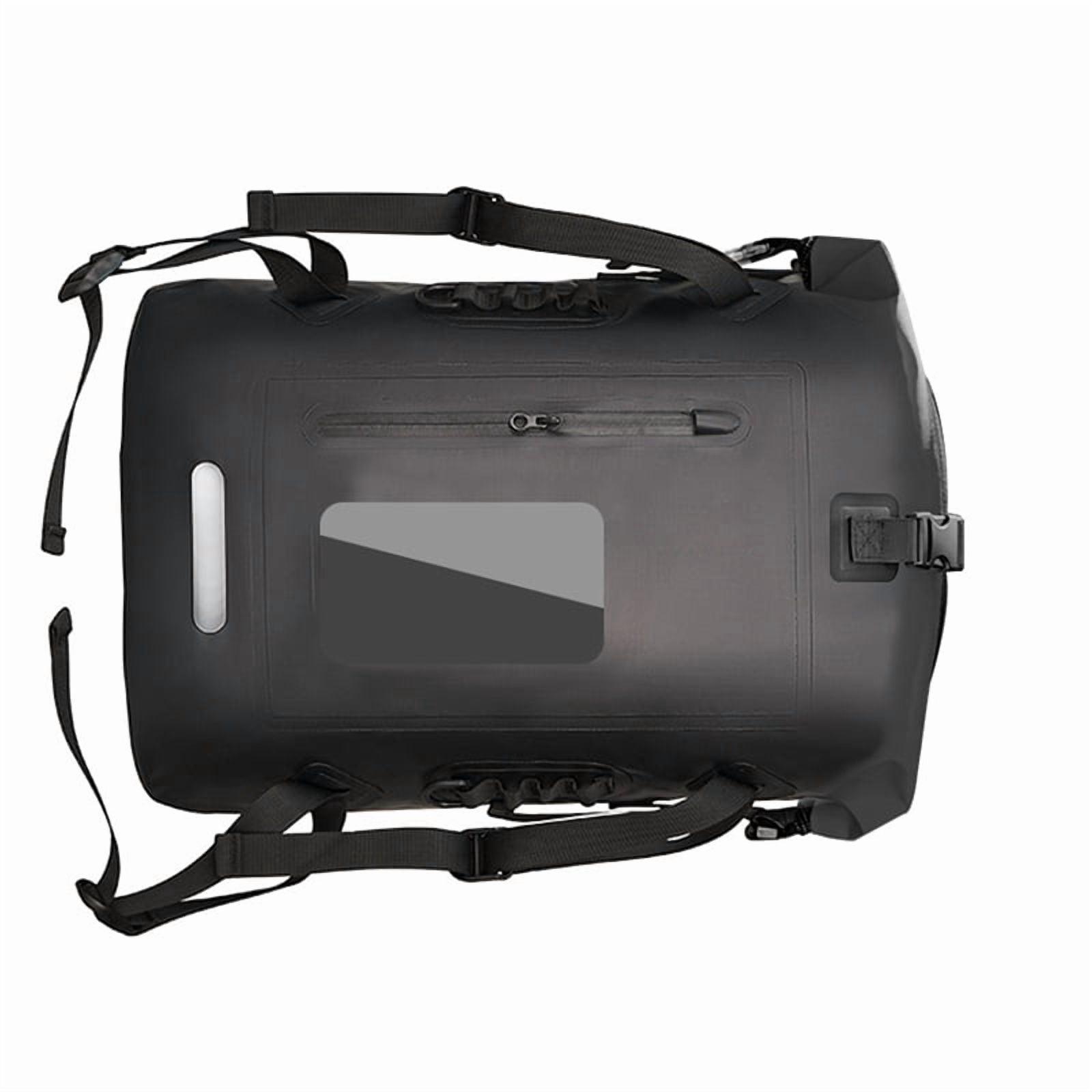 30L Waterproof Dry Bag Fishing Backpack Drift Swimming River Trekking Shoulder Bait Fishing Bucket Kayak Bag Black,1 x Fishing Backpack,Black