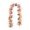 Pink, variant on Artificial Lemon Fruit Vine Garland Faux Floral Hanging Vine Bendable Foliage For Wedding Arch Fence Home Indoor Outdoor Decor(White-71Inch)