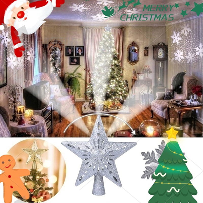 SXKKoin 35.5 Traditional Holiday Christmas Tree Skirt with Snowfall Candle Light Design 