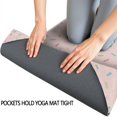 thumbnail image 3 of 74x26 Inch Yoga Towel, Sweat Absorbent Non-Slip Mat for Hot Yoga, Pilates & Fitness,Pastel Multicolor Sprinkle Pink Tiny Dots Print, 3 of 5