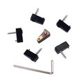 thumbnail image 3 of Tuerca de Bloqueo de Cuerda de Guitarra Eléctrica de Aleación Sunnimix 6 Piezas con Accesorios de Llave Negra, 3 of 8