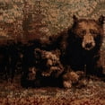 thumbnail image 6 of BizChair 2'x7' Cabin/Lodge Area Rug Runner with Bear and Cub Scene, 6 of 6