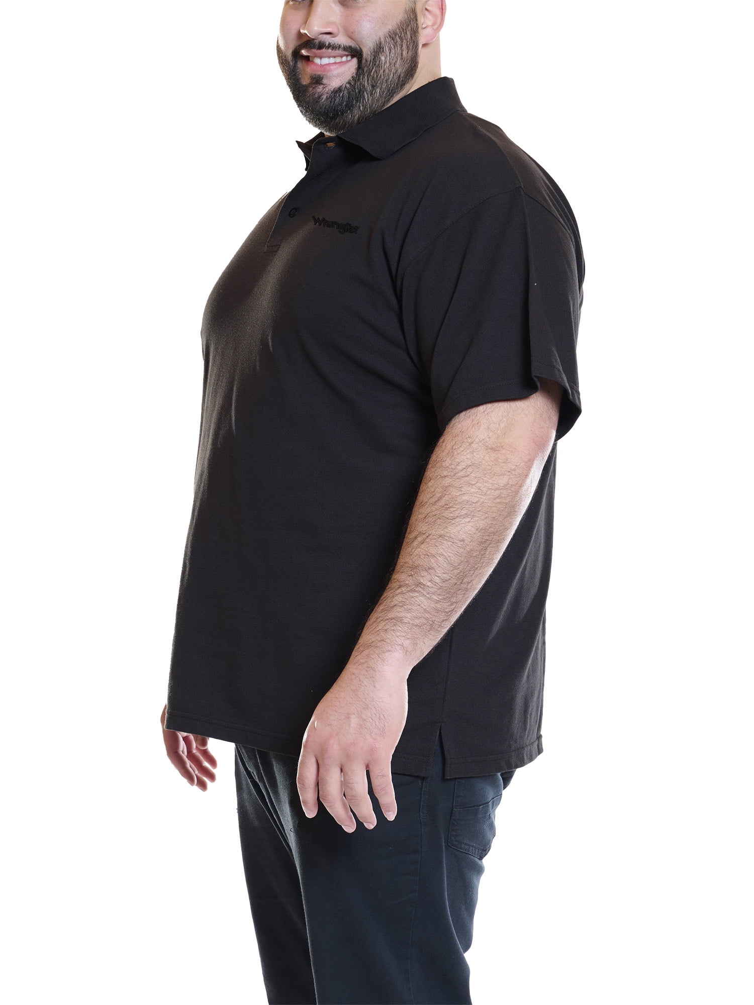 Wrangler Men's Big and Tall Polo Shirt ,Big sizes up to 6XL and Tall sizes up to 4XT
