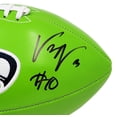 thumbnail image 3 of Uchenna Nwosu Autographed Seattle Seahawks Green Logo Football MCS Holo 211035, 3 of 3