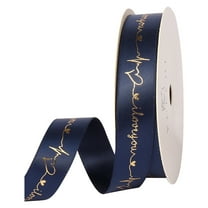 NSESSHome Happy Birthday Ribbon Birthday Cake Decorations Satin Ribbons for Bouquet,Wedding Decoration, Bows Making, Sewing, DIY Crafts