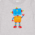 thumbnail image 4 of Inktastic Cute Robot, Colorful Robot, Funny Robot, Robotics Boys or Girls Baby T-Shirt, 4 of 5