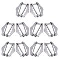 thumbnail image 4 of 10pcs Metal Adjustable Slide Buckles: Tri-Glide Rectangle Strap Slider Buckle - Heavy Duty Metal Waistcoat Closure Accessory Geometry Clothing Accessories, 4 of 7