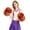 Q, variant on Event & Party Cheerleading Handheld Colorful Flower Prop for Sports Performance Lightweight Handle Design for Secure Grip and Easy -Off Free Movement 2PCS