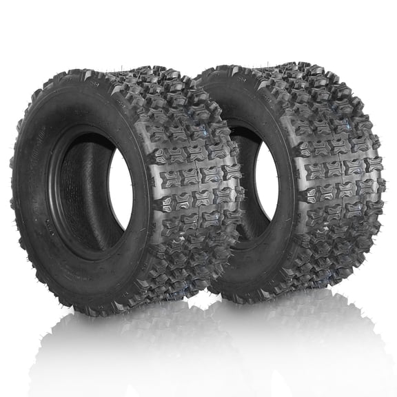 Ktaxon Set of 2 22x10.00-10 ATV Tires, 6PR All Terrain ATV Tires, Tubeless