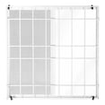 thumbnail image 1 of ventana corrediza con protector blanca 90 x 90 cm (anchoxalto), 1 of 7