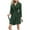 Green, variant on Women's Plaid Robe with Belt Long Sleeve Comfy Flannel Polyester Soft Nighgown Bathrobe for Women Short Length (S, Blue)