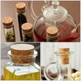 thumbnail image 3 of 100 Pcs Bouchon Rond Naturel pour Conserver le Goût avec Bouchon en Liège en Forme de Cône, 3 of 8
