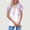A327 Multicolor, variant on T-Shirt for Women Lace Hollow Out Neck Short Sleeve Wisteria Floral Graphic Print Relaxed Fit Elegant Casual Summer Top Fashion Clothes