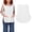White, variant on DOVACKA Unisex Water & Oil Resistant Smock Apron with Pocket, Kitchen Cleaning Work Apron for Men Women