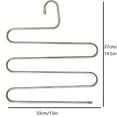 thumbnail image 3 of Home Textile Storage,Pant Hanger For Multiple Pants S Shape Trouser Hanger Pants Hanger Multi Layer S Jeans Trouser Hanger Stainless Clothes Hanger Saving For Pants Jeans Scarf Ha, 3 of 4
