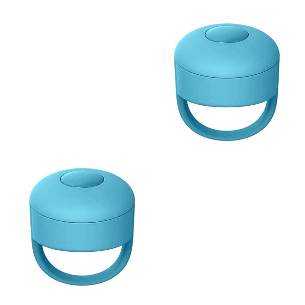 Tholdsy Controlador de video inalámbrico Bluetooth Fingertip Page Turner Blue Azul 2Conjunto