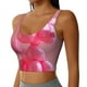 thumbnail image 2 of Balery Pink Balloon Puppy Art Sujetadores deportivos con espalda cruzada para mujer, acolchados, sin costuras, de alto impacto, ideales para yoga, gimnasio, entrenamiento y fitness.-Large, 2 of 8