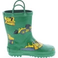 thumbnail image 6 of Foxfire FOX-600-30-1 Childrens Green Construction Rain Boot - Size 1, 6 of 7