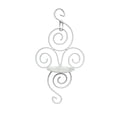 thumbnail image 3 of Wall Candle Holder,Candle Wall Sconce,Elegant Swirling Iron Hanging Wall Candleholders Votives Sconce for Home Wall Decorations, Weddings, Events 15*8IN(White), 3 of 6