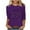 Funny Christmas Shirts-B48 Purple, variant on Mifsaly Christmas Shirts for Women 2025 Holiday Plus Size 3/4 Sleeve T-Shirts Cute Print Xmas Thanksgiving Loose Blouse Holiday Party Festival Pullover Tops