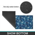 thumbnail image 6 of Blue Christmas Snowflake Pattern Kitchen Rugs Sets Of 2,Anti Fatigue Kitchen Mat Rugs Non Slip Washable,Decorative Kitchen Floor Mats for Kitchen,Sink,Laundry,17"x30"+17"x47", 6 of 7