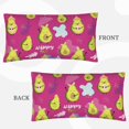 thumbnail image 3 of Easygdp Pink Green Avocado Envelope Closure Pillowcase - 20x36in, Queen Pillowcase, Breathable, Stain-Resistant, Wrinkle-Free, 3 of 9