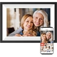 thumbnail image 1 of FRAMEO 10.1 Inch WiFi Digital Picture Frame, 16GB Smart Photo Frame with WiFi, HD Display 1280x800 IPS Touch Screen, Share Photos/Video from Anywhere(White), 1 of 6