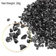 thumbnail image 3 of Uxcell 6 Colors Crushed Glass Chips, 1-4mm Irregular Sequins Metallic Color Glass 28g Green Color Series, 3 of 4