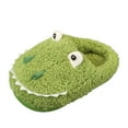 thumbnail image 3 of yocbz Big Kids Slippers Boys Girls Slippers for Toddler Kids Cute Warm Non-Slip Indoor Winter Shoes Green,Size for US 13, 3 of 9