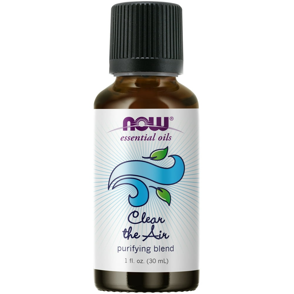 NOW Essential Oils, Clear the Air Oil Blend, Purifying Aromatherapy