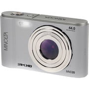 Open Box Minolta MND20 44 MP / 2.7K Ultra HD Digital Camera Silver