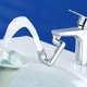 thumbnail image 2 of Universal baño grifo extensible adaptador aireador 2 modos fregadero grifo extensor Feliz Sencillez, 2 of 5