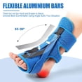 thumbnail image 3 of Plantar Fasciitis Night Splint-Upgrade 3 Adjustable Foot Relief Brace,Straps Plantar Fasciitis Relief Night Splint Women Men,Support Relief Foot Drop Achilles Tendonitis Day Night, 3 of 6